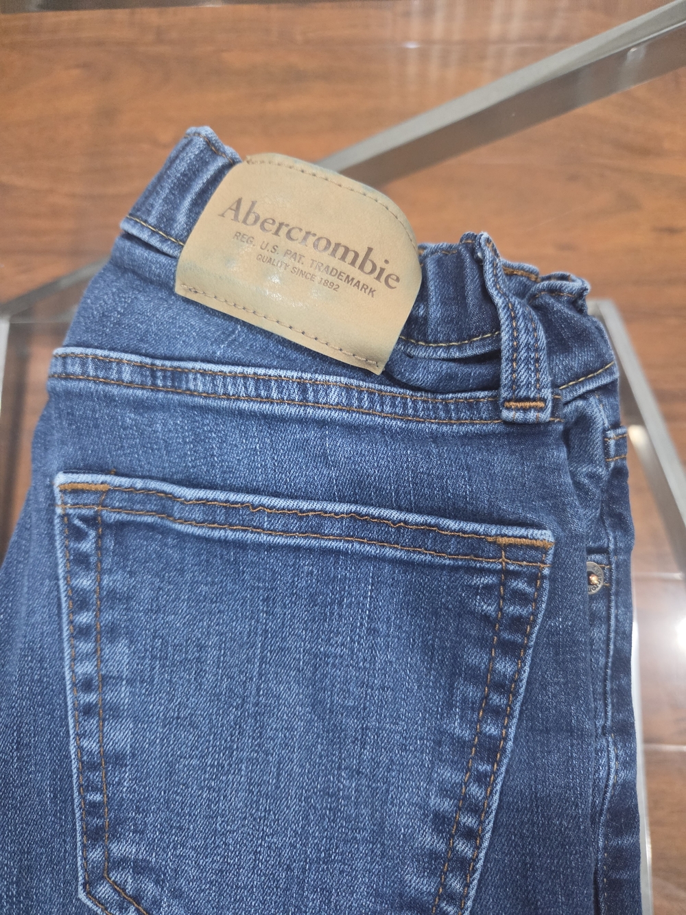 abercrombie kids Dark Blue Skinny Jeans